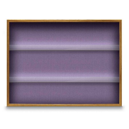 United Visual Products Outdoor Enclosed Combo Board, 48"x36", White Frame/Black & Ultramarine UVCB4836ODW-BLACK-ULTMAR
